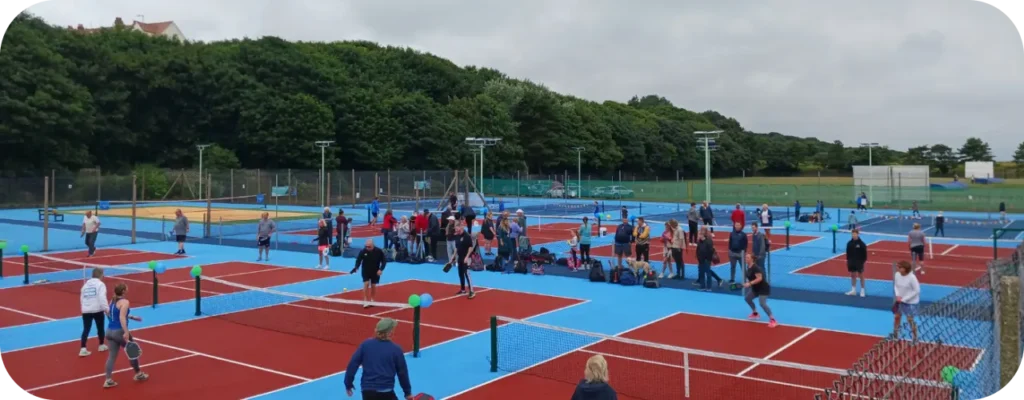 Tennis Courts on the Gorleston Cliffs
