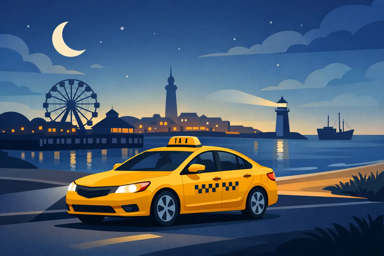 24 Hour Taxi Great Yarmouth, Ready When You Are