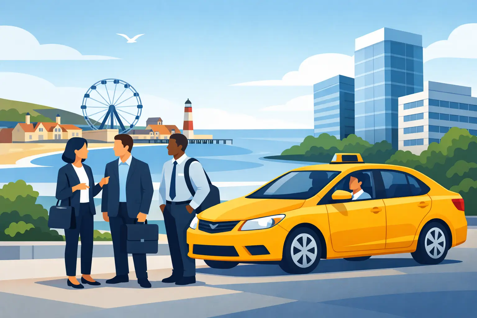 Corporate Taxi Service for Great Yarmouth Teams