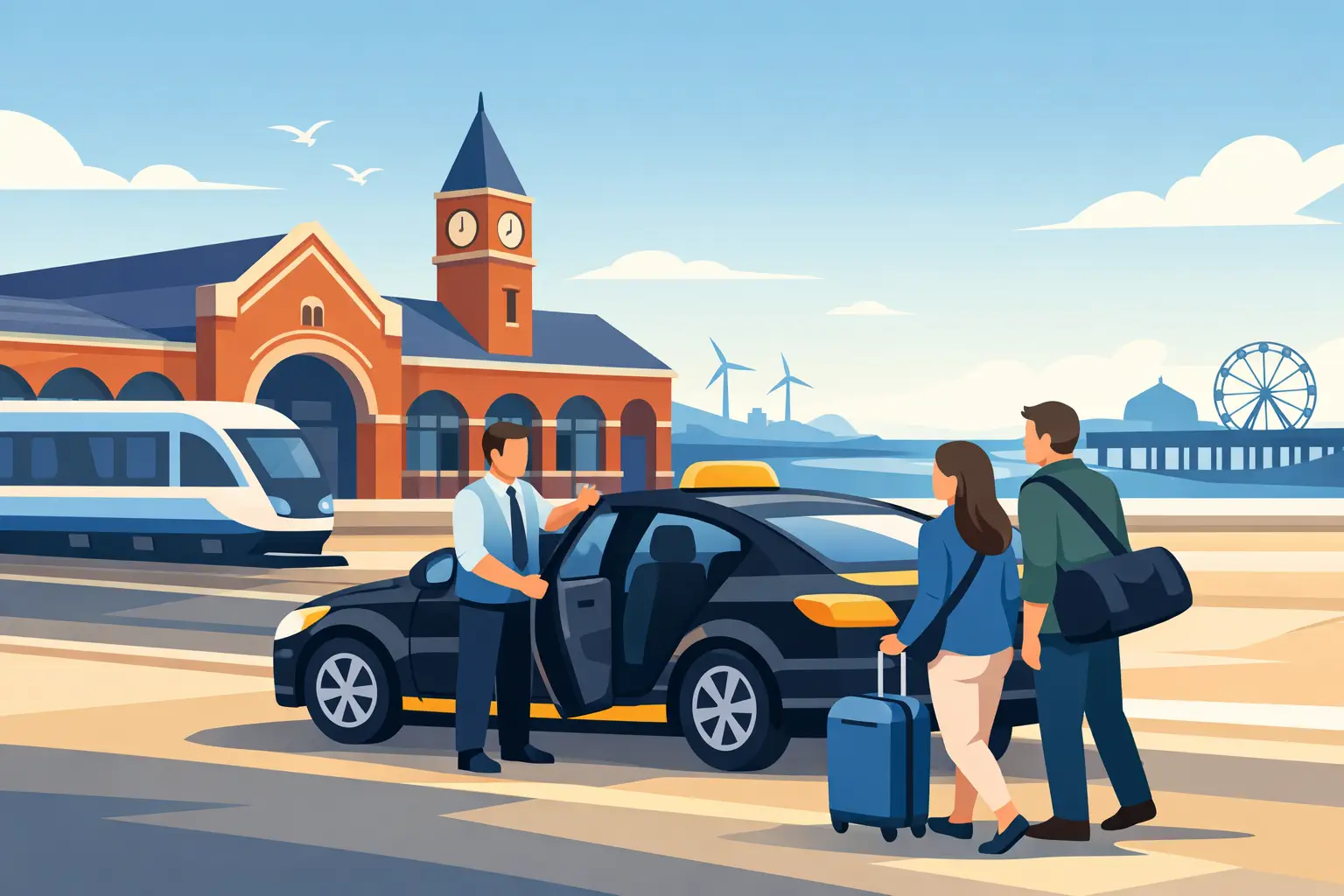 Great Yarmouth Train Station Pre-Booked Taxi