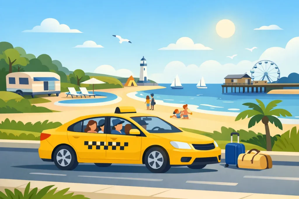 Haven holiday taxi for easy Norfolk resort travel