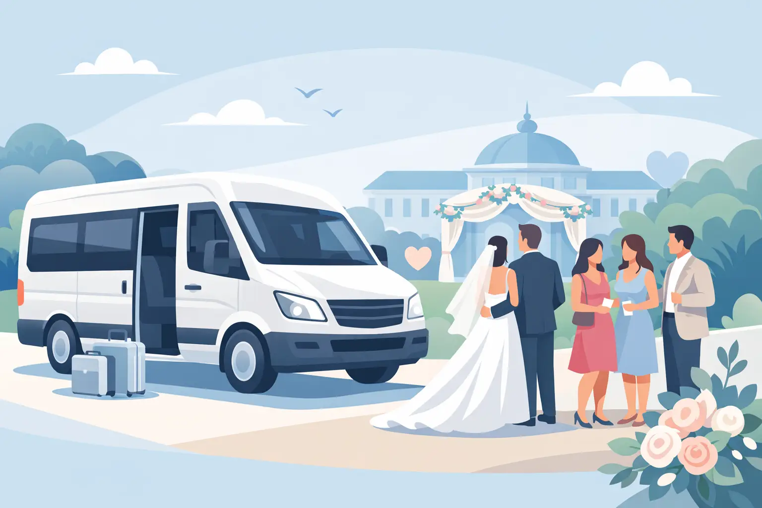 How to Plan a Minibus for Wedding Guests