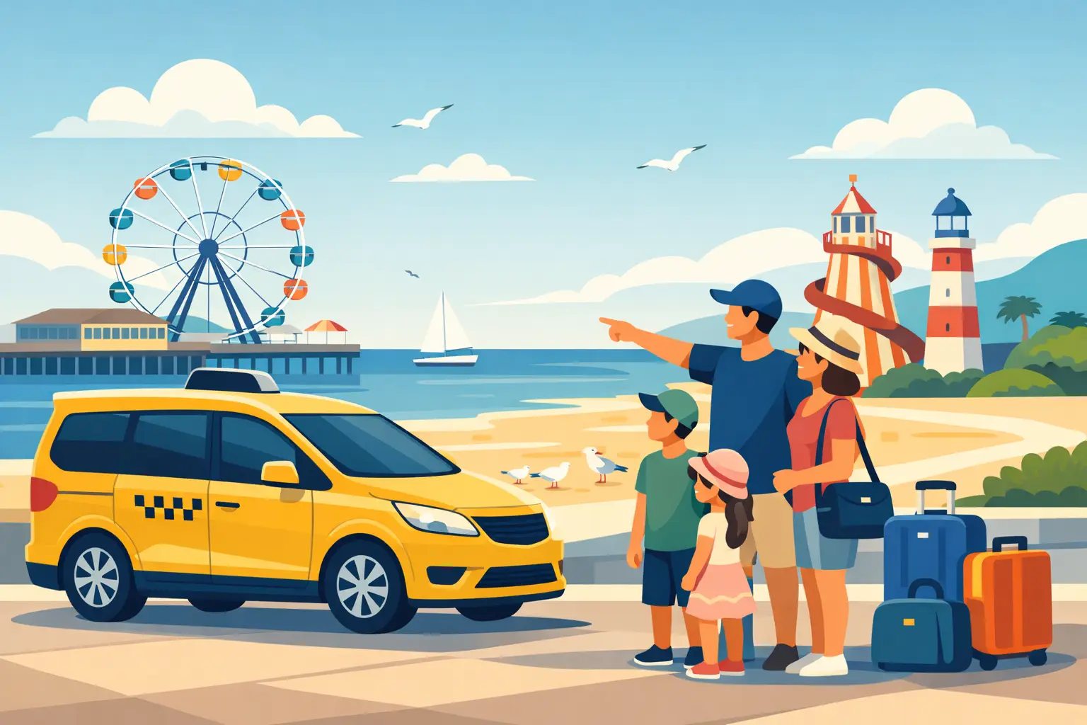 Taxi for Family Outings in Great Yarmouth