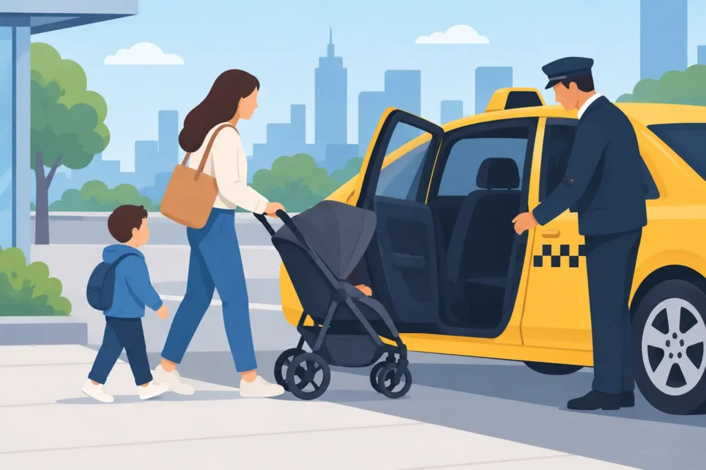 Pushchairs in Taxis: A Parent’s Booking Guide